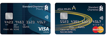 Privileges for Standard Chartered Credit Cardholders