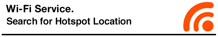 Wi-Fi無線上網服務 Hotspot Search Wi-Fi無線上網服務 Hotspot Search