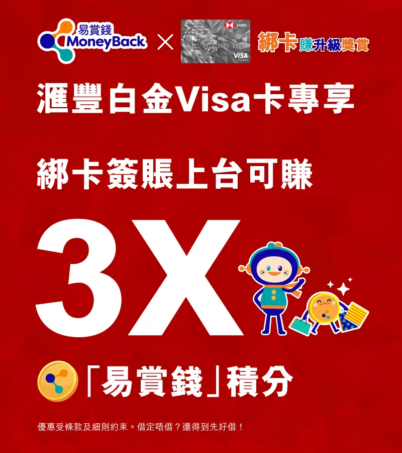 滙豐白金Visa卡持卡人專享