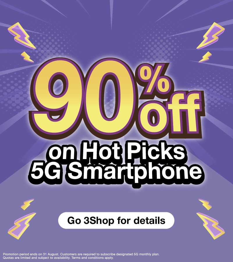 3 Hong Kong | The strongest 5G network in Hong Kong
